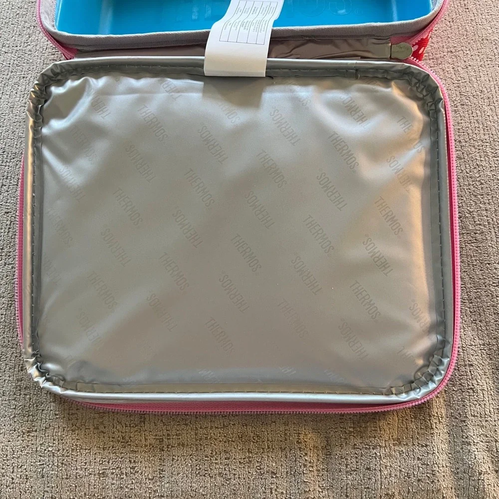 Thermos Hello Kitty Insulated Lunch Box Pink Sequin Hard Liner Sanrio Bag